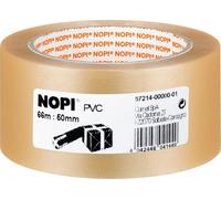 NOPI Ruban adhésif d'emballage en PVC,50mm x 66m,transparent