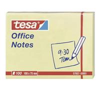 tesa Note adhésive 57657-00001 100 mm x 75 mm Jaune 100 feuilles