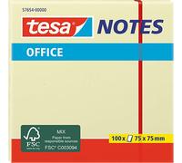 Note adhésive tesa 57654-00000 75 mm x 75 mm jaune 100 feuille(s)