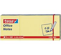 tesa Notes adhésives 57653-00001-05 50 x 40 mm Jaune 3 pc(s)