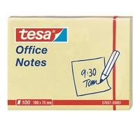 Tesa Office Notes autocollants jaunes pour notes adhésives 100 pièces 100x75mm