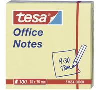 Tesa Office Notes jaune bloc de notes autocollantes 75mm x 75mm 100 feuilles