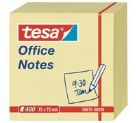 tesa Office Notes Mémo adhésif cube 75 x 75 mm jaune 400 feuilles
