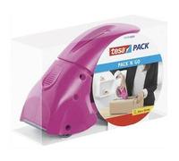 Tesa Pack N Go Dévidoir Rose Rechargeable + 1 Adhésif En Polypropylène 54 Microns H50 Mm X L66 M Havane