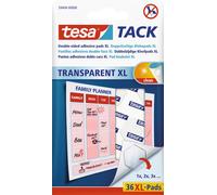 Tesa Pastilles Adhésives Tack - Transparent - X 36