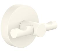tesa Patère 40574-00000-00 MOON WHITE Nombre de crochets: 2 (l x H x P) 50 x 53 x 65 mm métal blanc mat 1 pc(s)