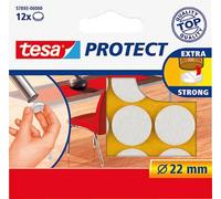 tesa Patin en feutre blanc (Ø) 22 mm 12 pc(s)