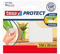 tesa Patin en feutre blanc (L x l) 100 mm x 80 mm