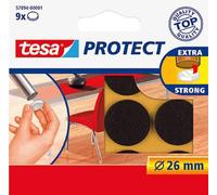 tesa Patin en feutre marron (Ø) 26 mm 9 pc(s)
