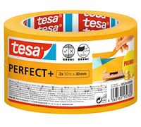 tesa Perfect+ 56539-00000-00 Ruban de masquage pour peinture jaune (L x l) 100 m x 30 mm 2 pc(s)