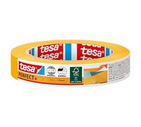 Tesa Perfect+ Ruban de Masquage pour Peintre en Papier Washi Fin pour un Masquage Précis pendant les Travaux de Peinture - Pour Usage Intérieur - 50 m x 19 mm Jaune