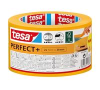 tesa Ruban de masquage pour peinture Perfect+ 56539-00000-00 100 m x 30 mm Jaune - 2 pièces