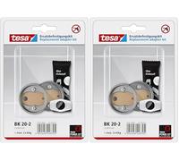 tesa Power.Kit adapter BK20-2, adhésif replacement kit, zamak ring, diameter 41mm, height 8mm (Lot de 2)