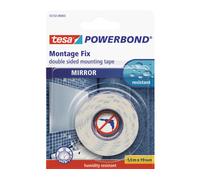 Tesa Powerbond ruban de montage, 19 mmx1,5 m, double face, pour miroirs