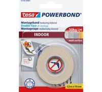 tesa Powerbond ruban de montage INDOOR 19 mm x 1,5 m