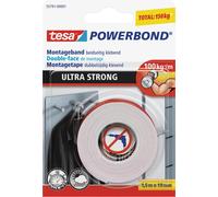 tesa Powerbond Ruban de montage Ultra Strong 19 mm x 1,5 m