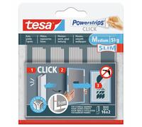 tesa Powerstrips Click Slim - 16 Packs of 2 16 pieces
