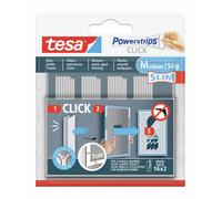 Tesa Powerstrips CLICK tesa powerstrips CLICK slim - tampons adhésifs auto-agrippants pour cliquer sur des cadres photo et de