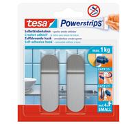 tesa Powerstrips Crochet adhésif SMALL, métal, long