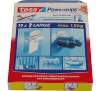 tesa Powerstrips LARGE Force de maintien : max. 2,0 kg 10 pièces