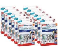 Tesa Powerstrips Lot de 12 paquets de bandes adhésives double face pour montage d'objets sur surfaces lisses jusqu'à 2 kg