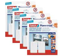tesa Powerstrips Lot de 8 clous autocollants pour tableau Blanc