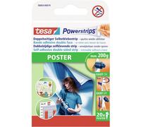 tesa Powerstrips Poster 58003-00079-21 maintien maximal 0,2 kg blanc 20 pcs