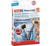 tesa Powerstrips TRANSPARENT Force de maintien : max. 1,0 kg 8 pièces