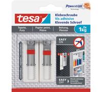 tesa Powerstrips vis à coller pour papier peint/crépi blanc