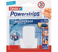 Tesa Powerstrips Porte Rasoir - Waterproof - Support de Rasoir Amovible en PLASTIQUE pour la Douche - Peut supporter jusqu'à 2 kg