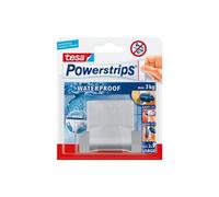 tesa Crochet double Powerstrips WAVE Waterproof en acier