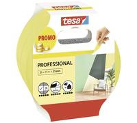 tesa Professional 56212-00000-02 Ruban de masquage pour peinture jaune (L x l) 50 m x 25 mm 2 pc(s)