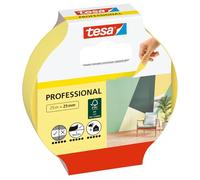 tesa Professional Ruban Adhésif de Masquage en Papier Washi Fin - Masquage Ultra Précis Pendant les Travaux de Peinture - Pour Intérieur et Extérieur - 25 m x 25 mm