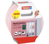 tesa Professional Sensitive 56267-00000-01 Ruban de masquage pour peinture rose (L x l) 50 m x 25 mm 2 pc(s)