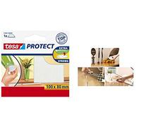 Tesa Protect Lot de 12 patins en feutre Marron Diamètre 22 mm