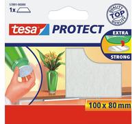 tesa Protect Patins en feutre rectangulaires 100 x 80mm blanc