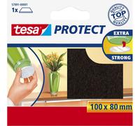 Tesa Feutre Antiglisse/Anti-Rayures, Marron, 100 X 80 Mm