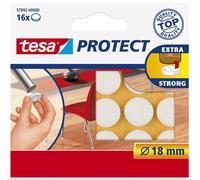 tesa Protect Patins en feutre ronds 18mm blanc 16p.