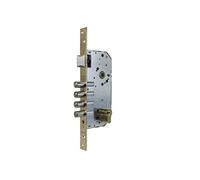 TESA R200B567L Serrure de sécurité à encastrer pour portes bois, axe 30 mm, acier émaillé, pênes 14 mm