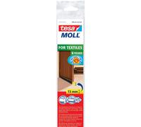 tesa Joint de porte INSULATION adhésif pour moquette 1 m x 40 mm - brosse jusqu'à 15 mm - marron