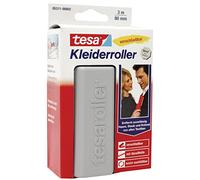 tesa Rouleau Anti-peluches Rechargeable - 3 m x 80 mm | Rouleau anti-peluches et poils d'animaux avec capuchon rabattable - Rouleau universel pour la maison et les déplacements