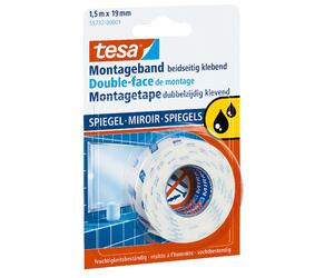 tesa® Rouleau de fixation blanc double-face Powerbond® MIRROR 19 mm x 1,5 m 55732