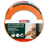 tesa Ruban adhésif de plâtrage PVC Putzband 55487-00000-01 Orange 33 m x 50 mm