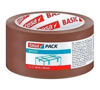 TESA Ruban Adhésif D'emballage BASIC PP 50mmx66m Marron