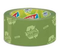 Tesa Ruban Adhésif D'emballage Polypropyléne Écologo 100% Recyclé 55 Microns - H50 Mm X L66 Mètres Vert