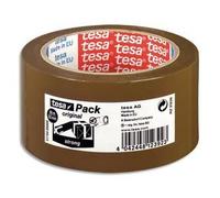 Tesa Ruban Adhésif D'emballage Polypropylène Qualité Supérieure 52 Microns - H50 Mm X L66 Mètres Havane