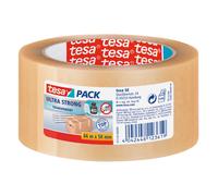 tesa® Ruban adhésif d'emballage tesapack PVC Ultra Strong silencieux - 32 microns - 50 mm x 66 m - Transparent