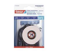 Tesa ruban adhésif double face powerbond 1.5m x 19mm pour carrelage