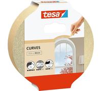 tesa Ruban de masquage en papier pour peintres 38 mm x 25 m beige