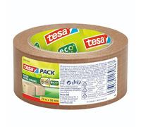 tesa Ruban d'emballage en papier renforcé [auto-adhésif] (60013): 2 in. x 82 ft. (marron)